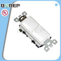 BAREP YGD-002 Buen contacto doble luz americano interruptor de intensidad